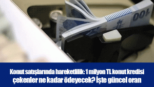 Konut satışlarında hareketlilik: 1 milyon TL konut kredisi çekenler ne kadar ödeyecek? İşte güncel oran