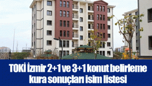 TOKİ İzmir 2+1 ve 3+1 konut belirleme kura sonuçları isim listesi