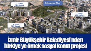 İzmir Büyükşehir Belediyesi’nden Türkiye’ye örnek sosyal konut projesi